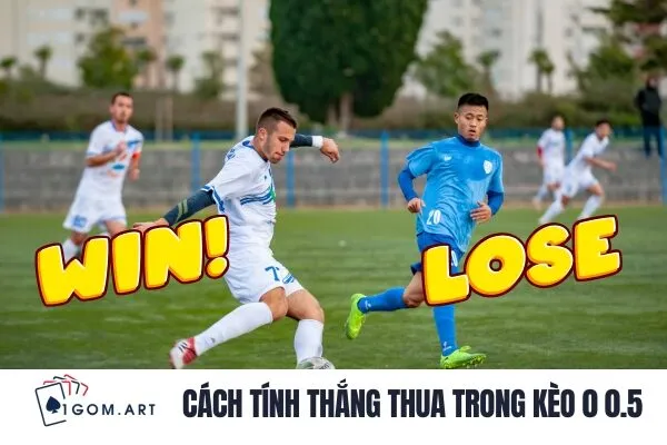 Cách tính thắng thua trong kèo 0 0.5