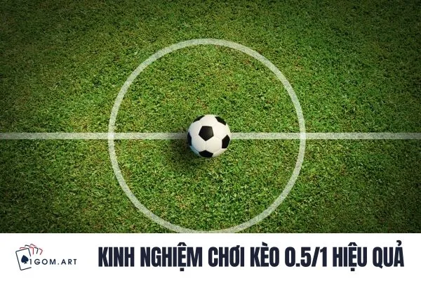 Kinh nghiệm chơi kèo 0.5/1 hiệu quả