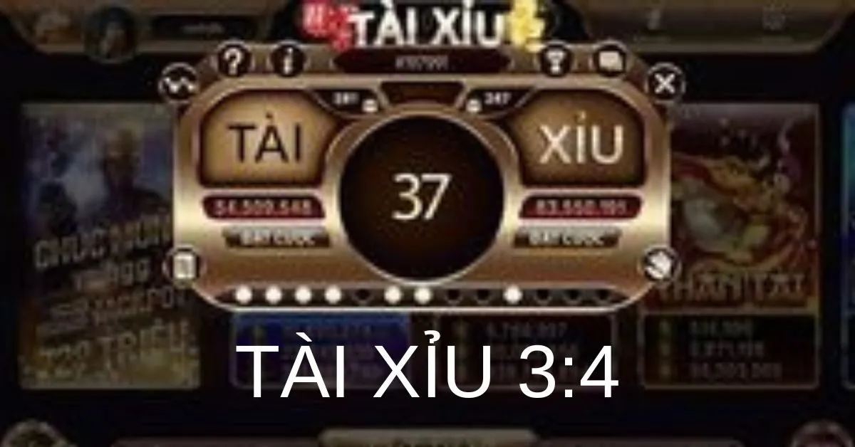 tài xỉu 3 4